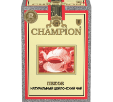 Чай черный CHAMPION Пекое Цейлонский байховый, листовой, 100г, Россия, 100 г