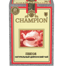 Чай черный CHAMPION Пекое Цейлонский байховый, листовой, 100г, Россия, 100 г