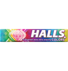 Карамель леденцовая HALLS Colors ассорти, 25г, Россия, 25 г