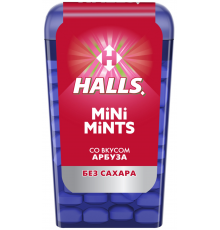 Конфеты HALLS Mini Mints со вкусом арбуза, 12,5г, Турция, 12,5 г