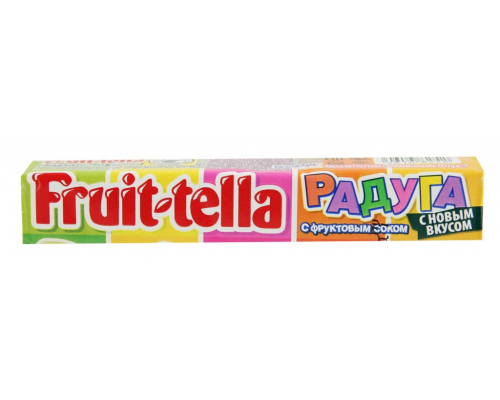 Конфета жевательная FRUIT-TELLA Радуга, 41г, Россия, 41 г