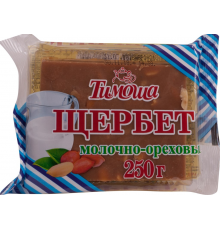 Щербет ТИМОША молочно-ореховый, 250г, Россия, 250 г