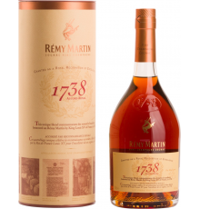 Коньяк REMY MARTIN 1738 Accord Royal ординарный 4 года 40%, п/у, 0.7л, Франция, 0.7 L