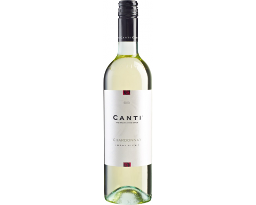 Вино CANTI Шардоне белое полусухое, 0.75л, Италия, 0.75 L