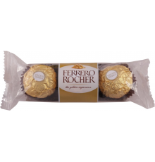 Конфеты FERRERO ROCHER из молочного шоколада с кремовой начинкой, 38г, Италия, 37,5 г