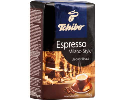 Кофе молотый TCHIBO Espresso Milano Style, 250г, Германия, 250 г