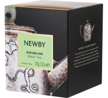 Чай черный NEWBY Darjeeling байховый, 100г, Индия, 100 г