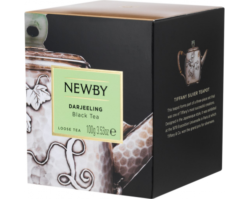 Чай черный NEWBY Darjeeling байховый, 100г, Индия, 100 г