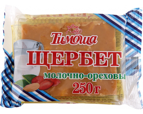 Щербет ТИМОША молочно-ореховый, 250г, Россия, 250 г