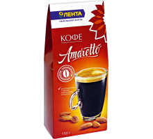 Кофе молотый ЛЕНТА Amaretto натуральный жареный, 150г, Россия, 150 г