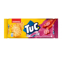 Крекер TUC Smoked sausages Копченые колбаски, 100г, Россия, 100 г