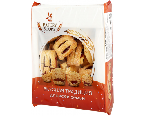 Печенье BAKERY STORY Кромс фруктовый, 450г, Россия, 450 г