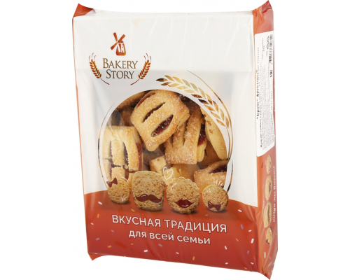 Печенье BAKERY STORY Кромс фруктовый, 450г, Россия, 450 г